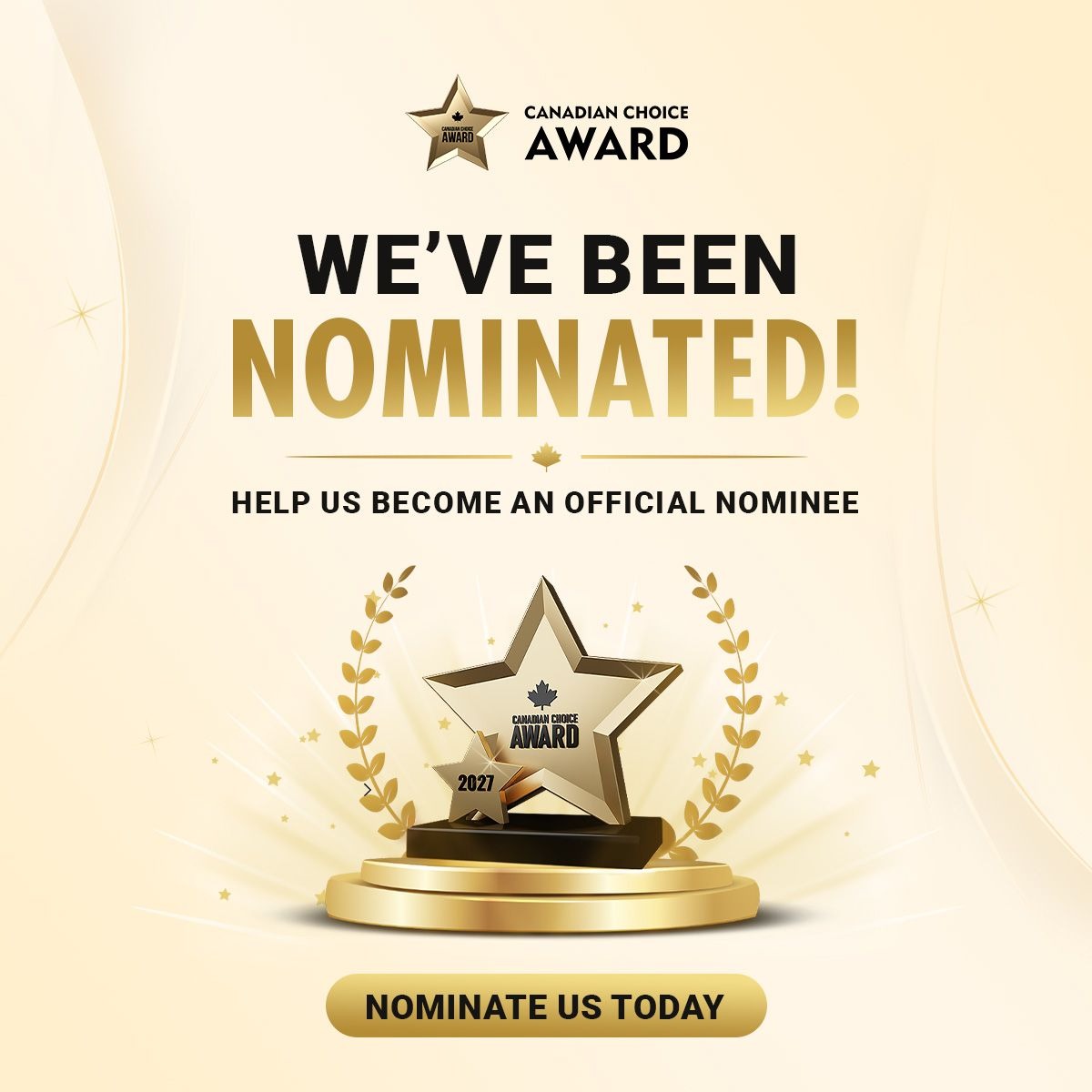 Canadian Choice Award 2027 nominee
