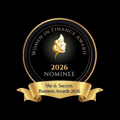 Women in Finance Award 2026 nominee badge